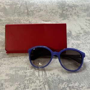 Fendi Blue Gradient Sunglasses